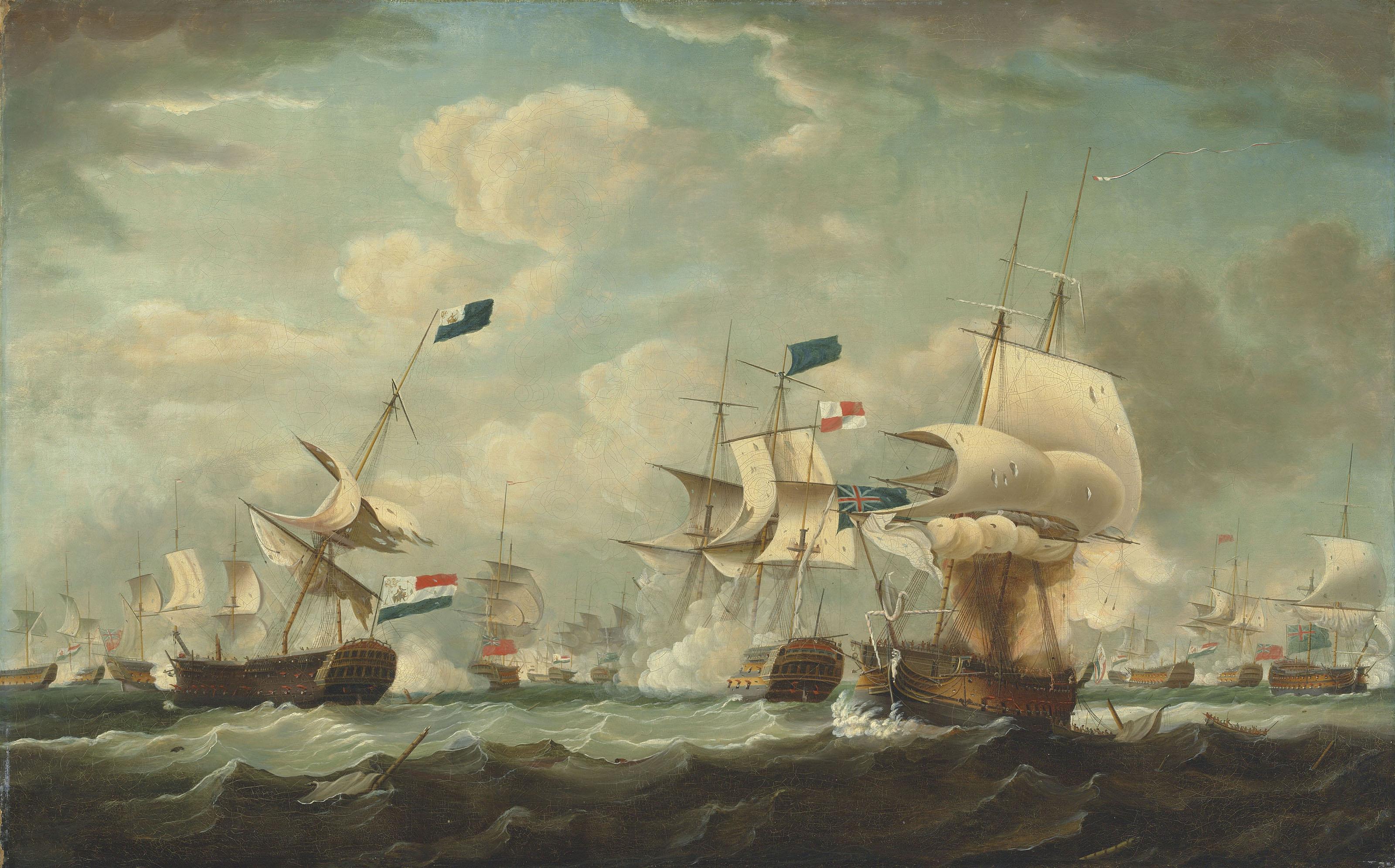 The Battle Of Camperdown, 11 October 1797