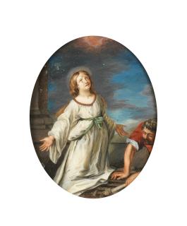The Countess Of Lucan - Saint Agnes on the Pyre