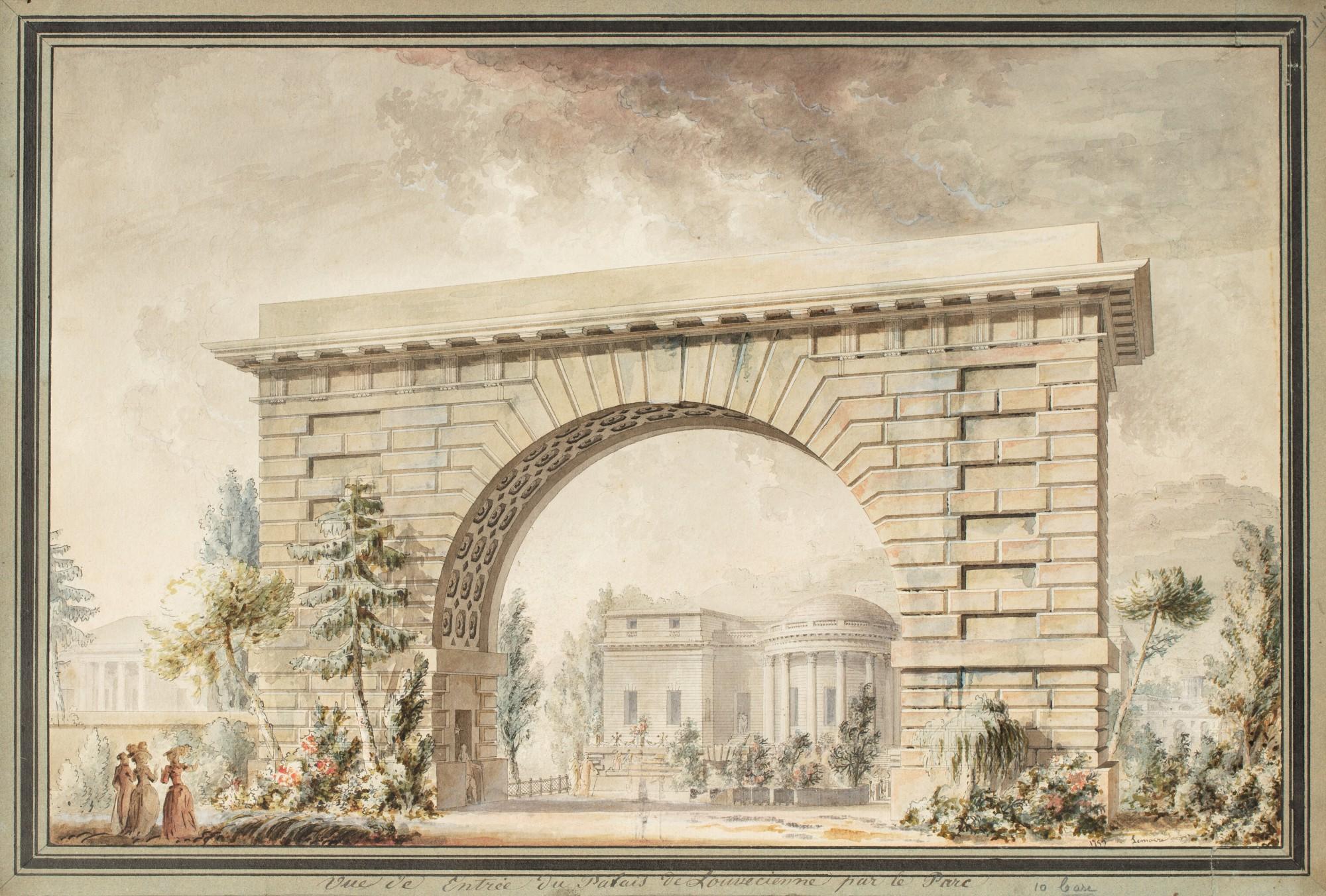 The entrance of Hôtel Thellusson