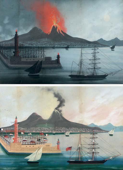 The eruption of a voclano