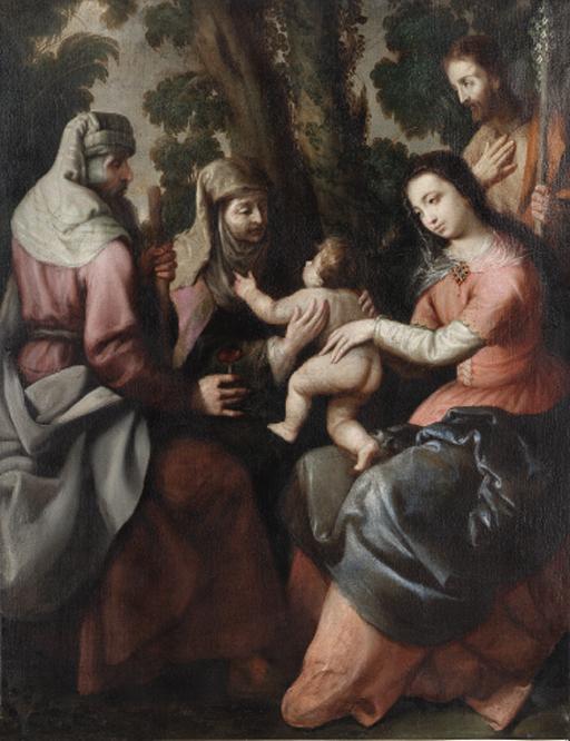 The Holy Family with Saints Anne and Joachim