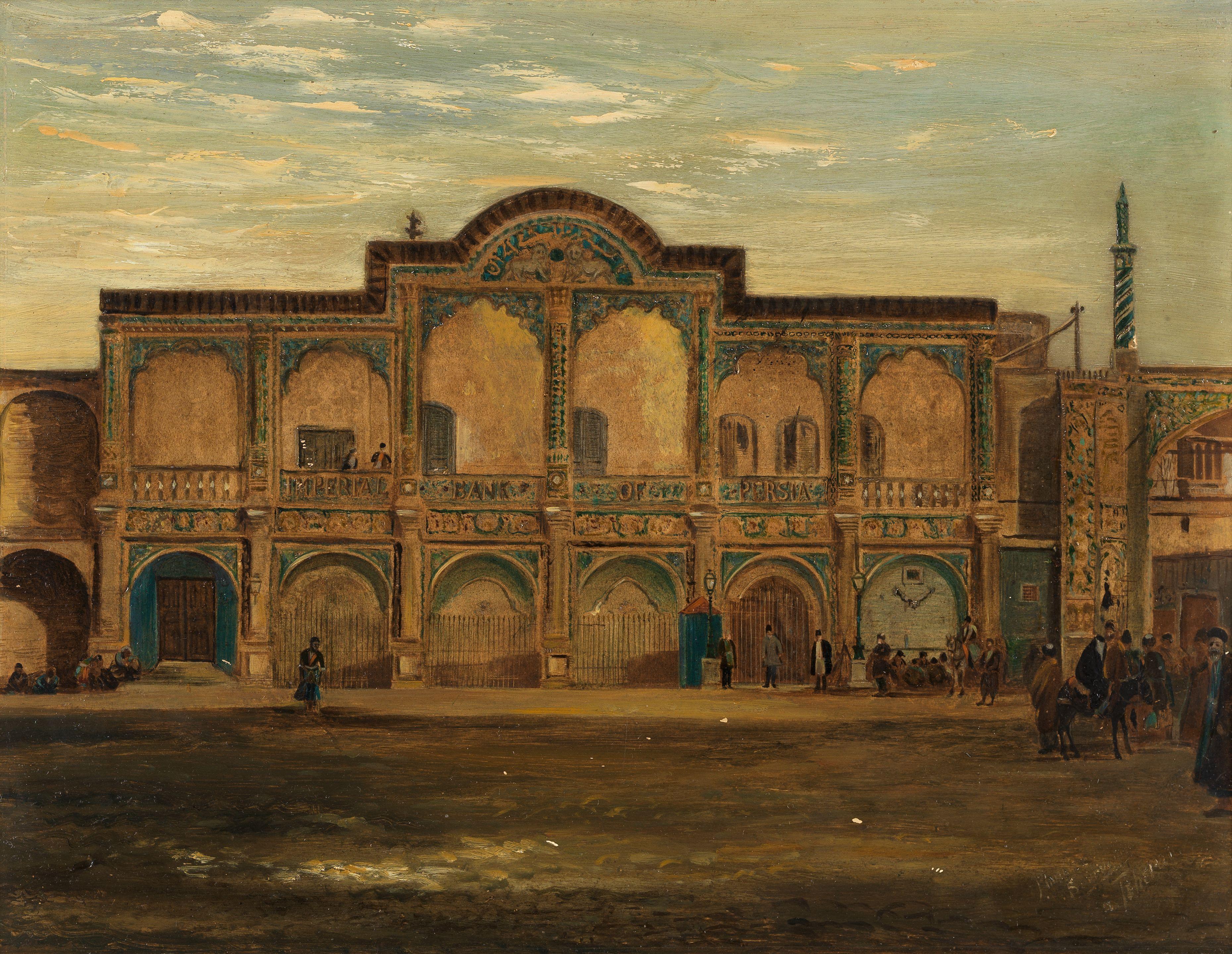 The Imperial Bank of Persia, Toop Khaneh Square, Tehran, Iran Art.Salon