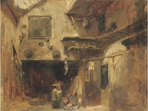 The Interior of An Armory