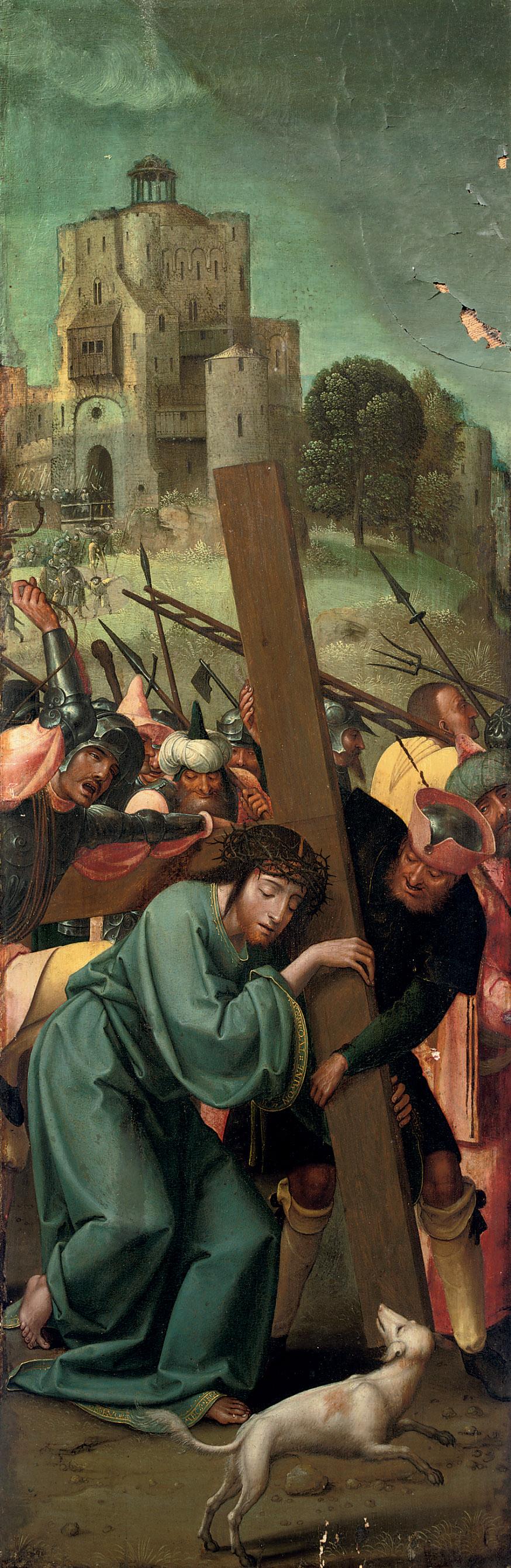 The Master of 1518 - Christ carrying the Cross