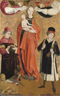 The Master of Grossgmain - The Virgin of the Immaculate Conception with Saint Mark and Saint Sebastian