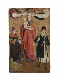 The Master Of Grossgmain - The Virgin of the Immaculate Conception with Saints Mark and Sebastian