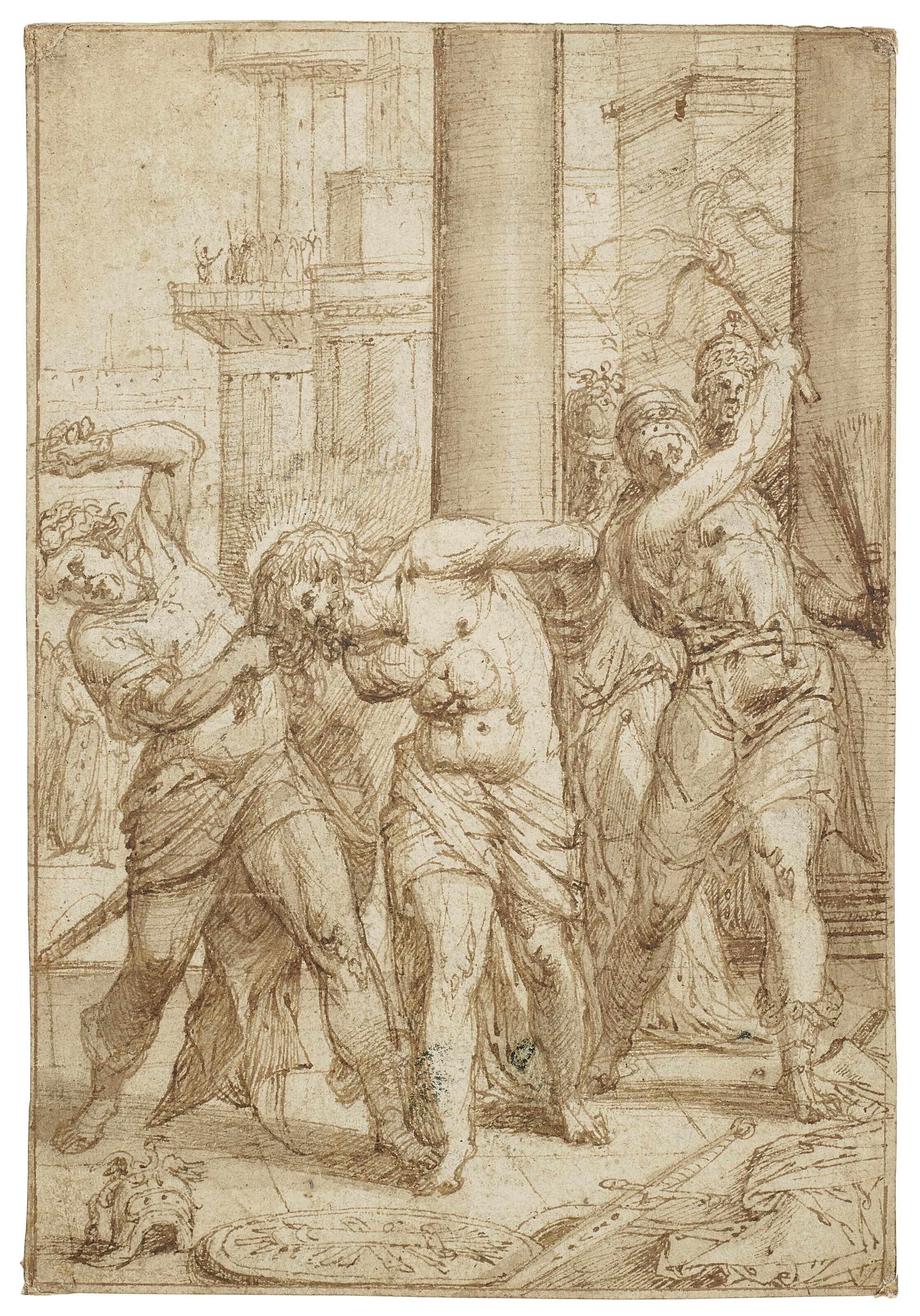 The Master of the Egmont Albums - The Flagellation