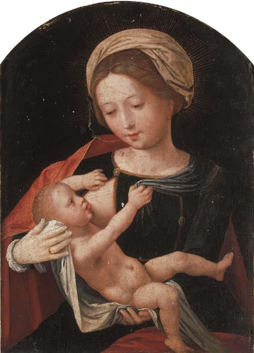 The Master Of The Female Half-Lengths - The Virgin and Child