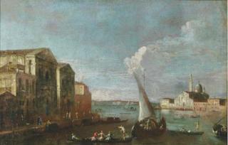 The Master of The Langmatt Foundation Views - The Giudecca, Venice, looking towards the church of San Giorgio Maggiore