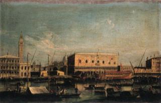 The Master of the Langmatt Foundation Views - The Molo, Venice, from the Bacino di San Marco, with the Bucintoro; and The entry to the Grand Canal, Venice, with Santa Maria della Salute and the Dogana