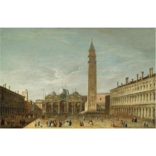 The Master Of The Langmatt Foundation Views - Venice, A View Of Piazza San Marco Looking Towards The Basilica 