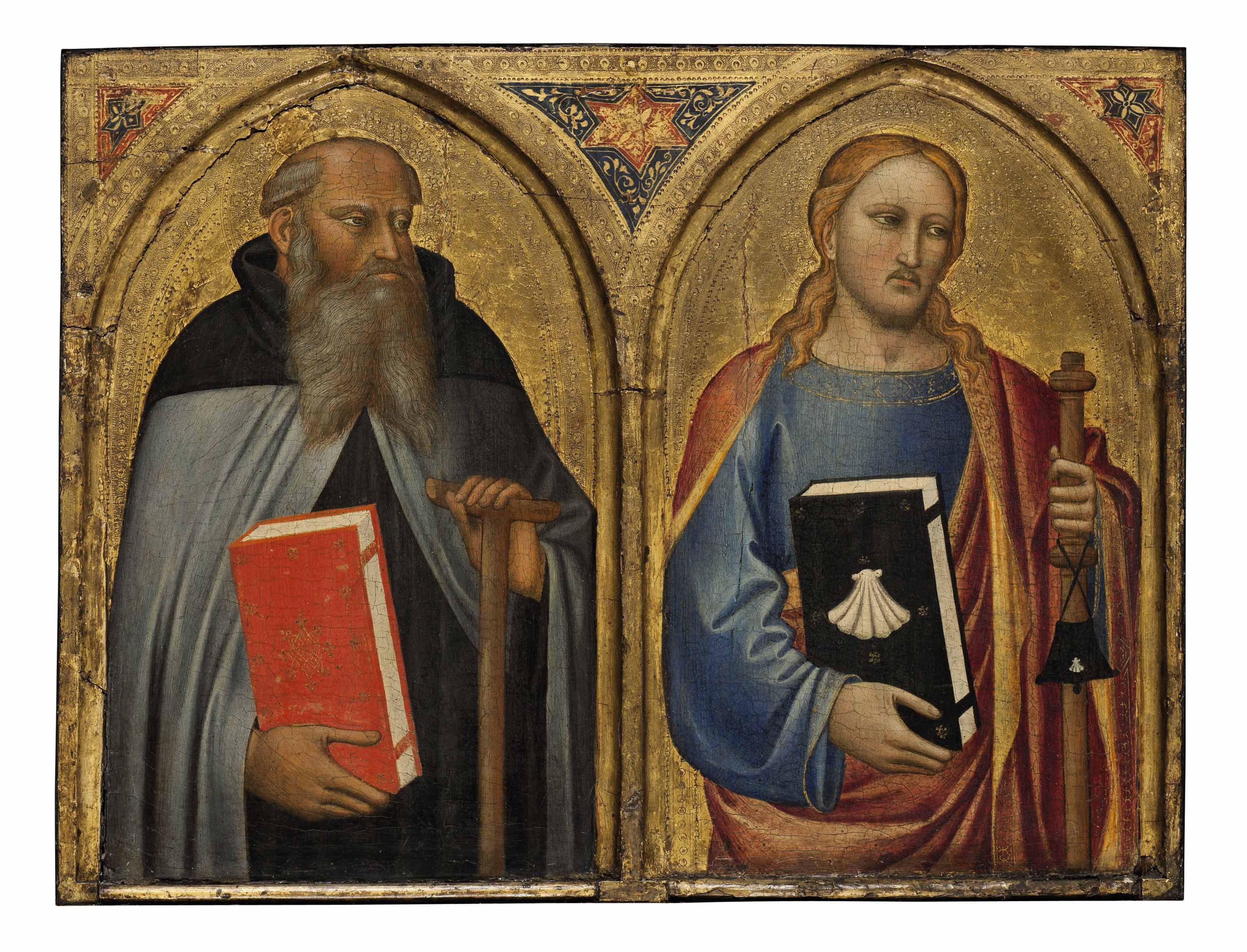 The Master of the Misericordia - Saint Anthony Abbot and Saint James the Greater