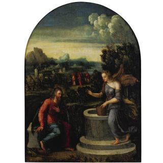 The Master Of The Twelve Apostles - Christ And The Samaritan Woman At The Well