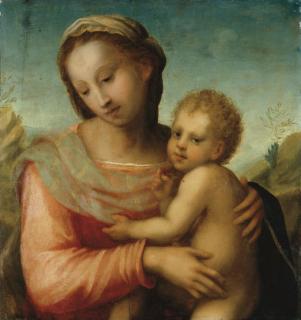 The Master of Volterra - The Madonna And Child