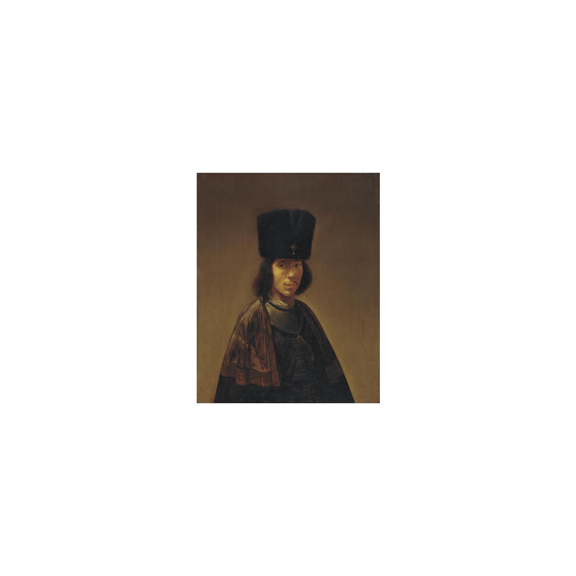 The Monogrammist IS - Portrait Of A Man In Polish Costume, Half-Length, Said To Be A Self Portrait