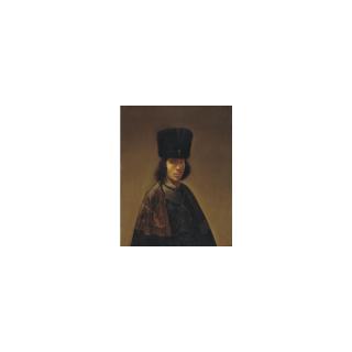 The Monogrammist IS - Portrait Of A Man In Polish Costume, Half-Length, Said To Be A Self Portrait