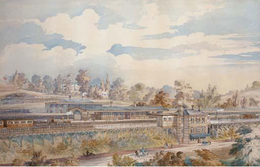 The Victorian railway station