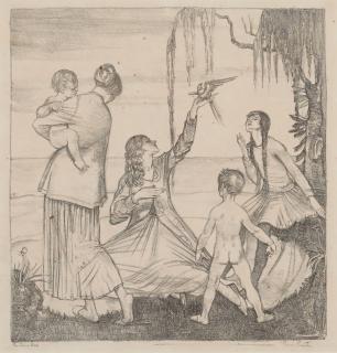 Thea Proctor - The Tame Bird, 1916