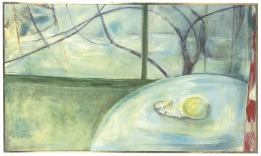 Thelma Hulbert - Winter landscape & table