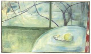 Thelma Hulbert - Winter landscape & table