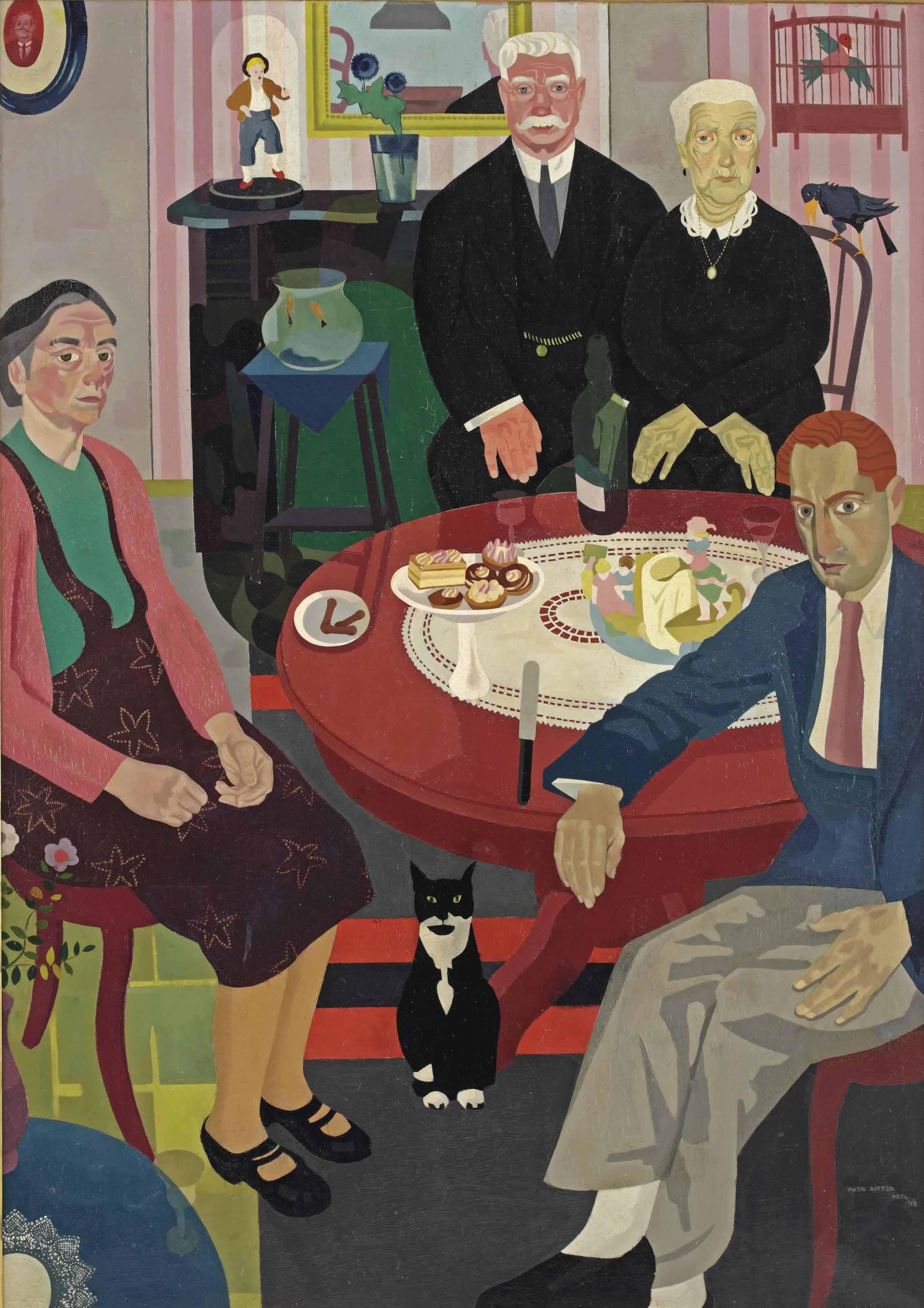 Theo Bitter - Family Portrait, My Parents