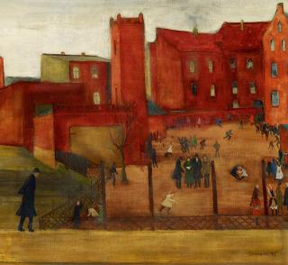 Theo Champion - Auf dem Schulhof