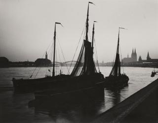 Theo Felten - Sommerabend am Rhein. Am Rhein (Nähe Braubach)