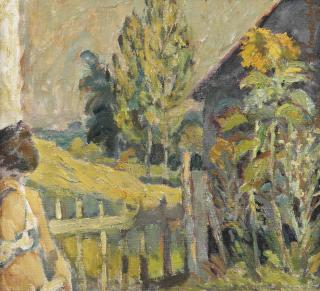 Theo Kurpershoek - In the garden of the artist, Voerstreek, Belgium