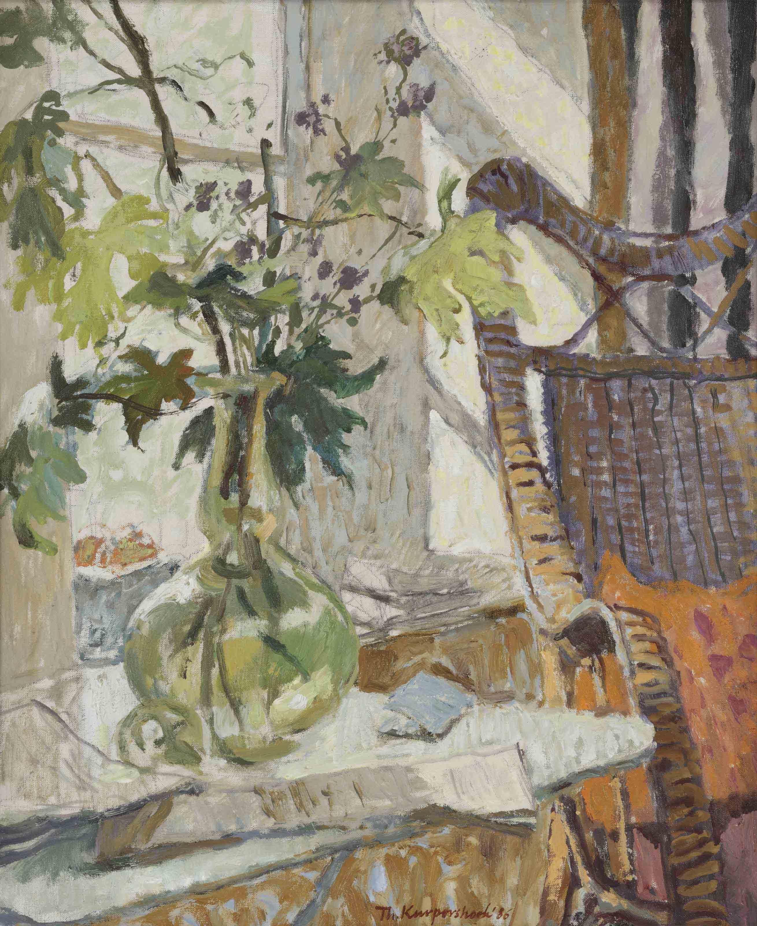 Theo Kurpershoek - Stilleven met kranten