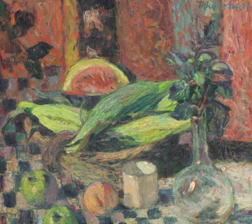 Theo Kurpershoek - Stilleven met maiskolven