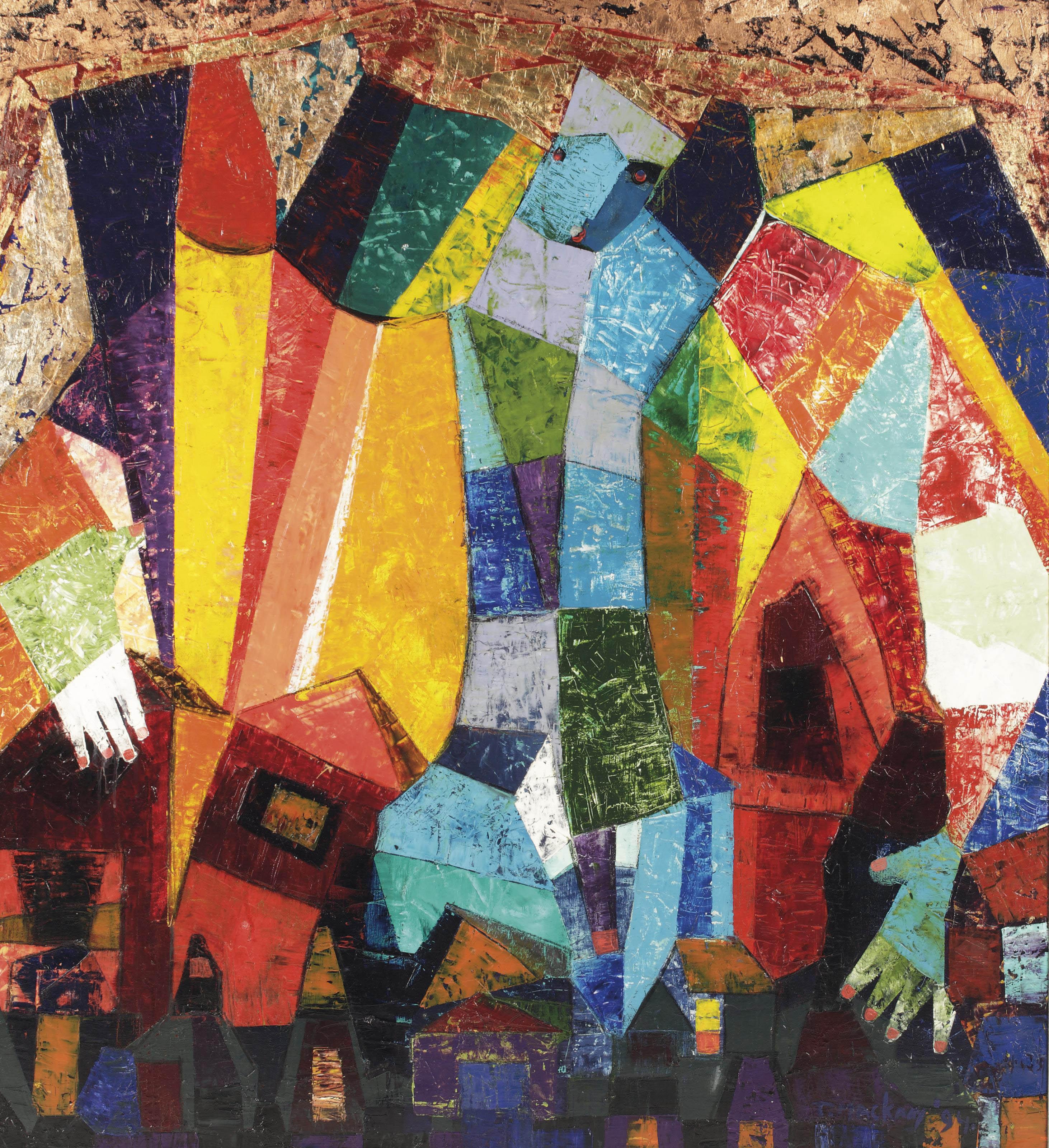 Theo Mackaay - Two figures