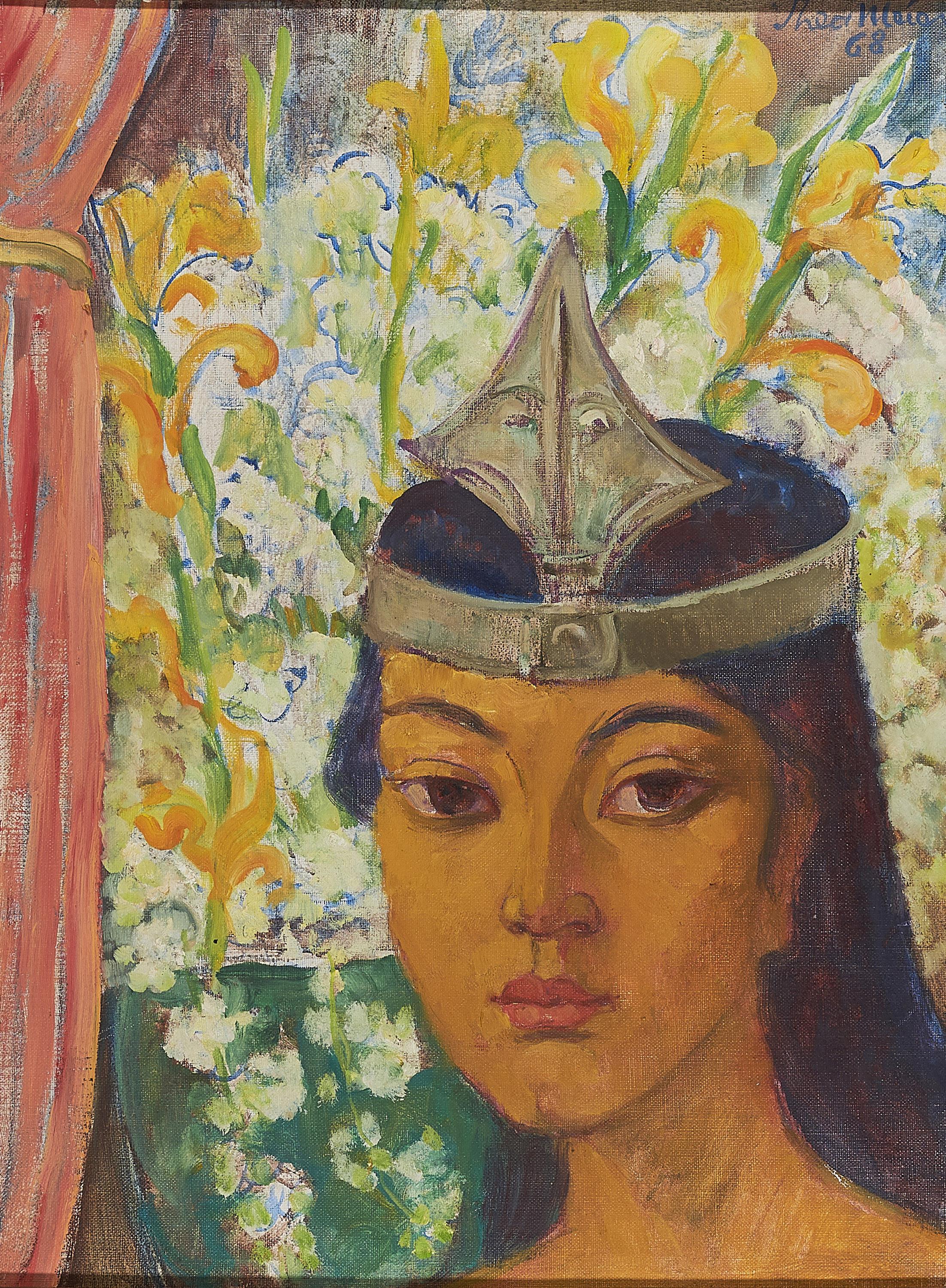 Theo Meier - Porträt einer Balinesin.