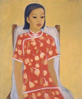 Theo Meier - Portrait of a Chinese girl