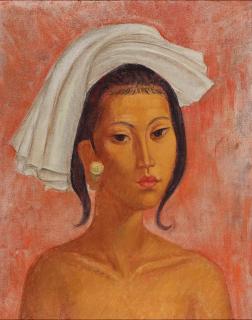 Theo Meier - Portrait Of Ni Katak, 1951