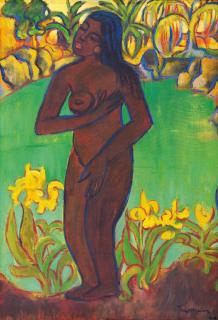 Theo Meier - Standing Nude