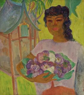 Theo Meier - Woman In Lavender