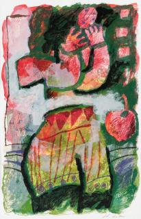 Théo Tobiasse - Eve et la pomme, n.d.