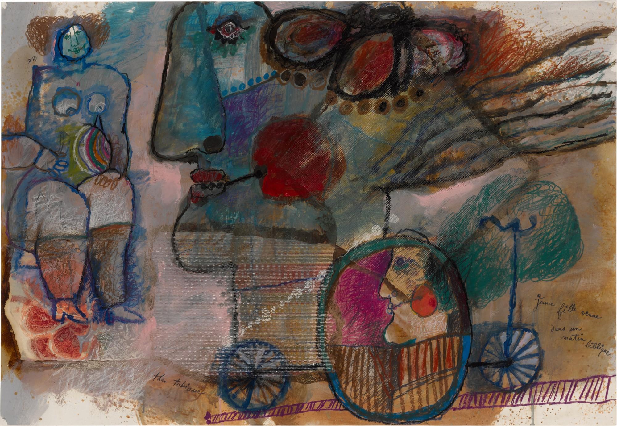 Théo Tobiasse - Jeune fille venue dans un matin biblique