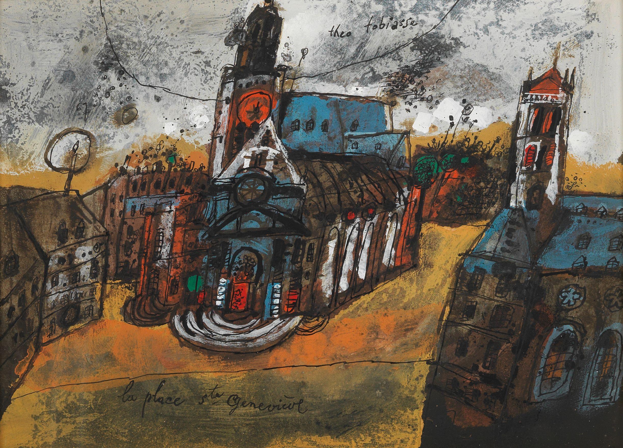 Théo Tobiasse - \'La place Sainte-Geneviève\'