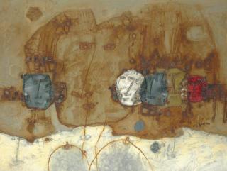 Theo Tobiasse - Les chats et la femme nue