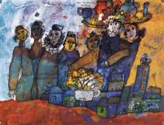 Théo Tobiasse - Les hommes se retrouvent sur les ramparts de Vence