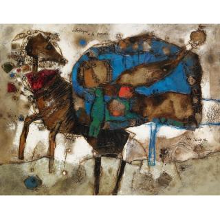 Théo Tobiasse - Odalisque A La Pomme