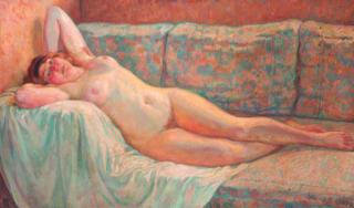 Théo Van Rijsselberghe - Femme étendue
