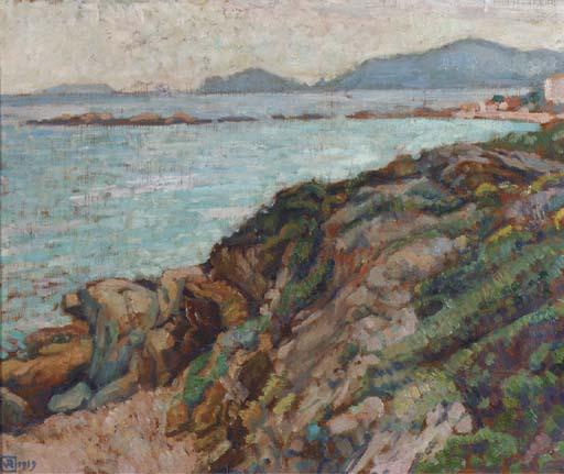 Theo Van Rijsselberghe - La Baie De St. Clair Par Temps Gris
