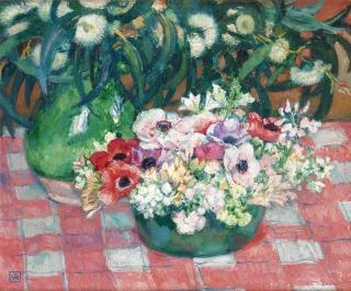 Théo Van Rysselberghe - Anémones Et Eucalyptus