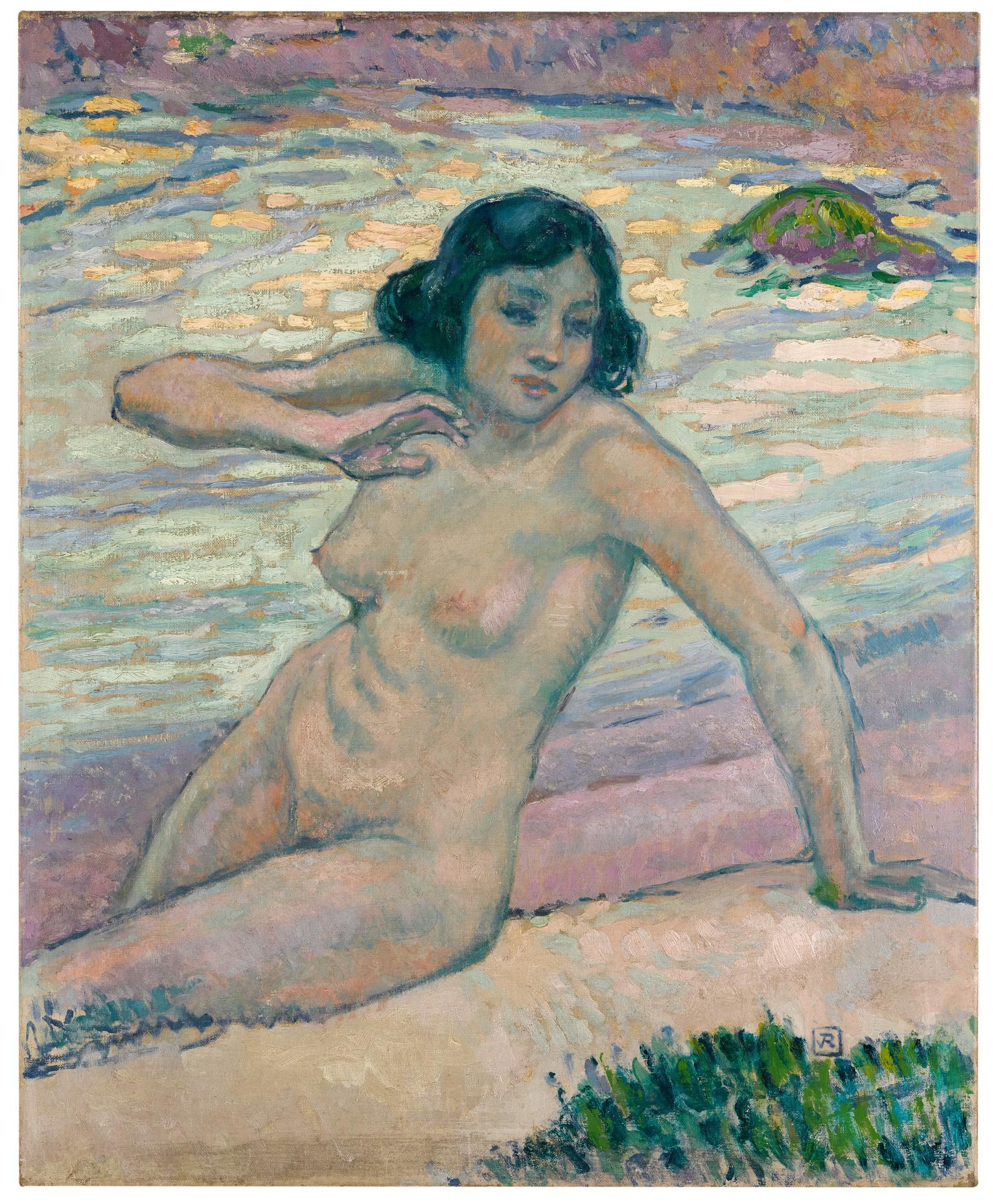 Théo van Rysselberghe - Étude pour Après la baignade – Étude d’un nu
