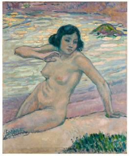 Théo van Rysselberghe - Étude pour Après la baignade – Étude d’un nu
