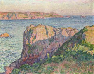 Théo Van Rysselberghe - Falaises, bord de mer