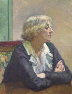 Theo van Rysselberghe - Maria van Rysselberghe, les bras croisés