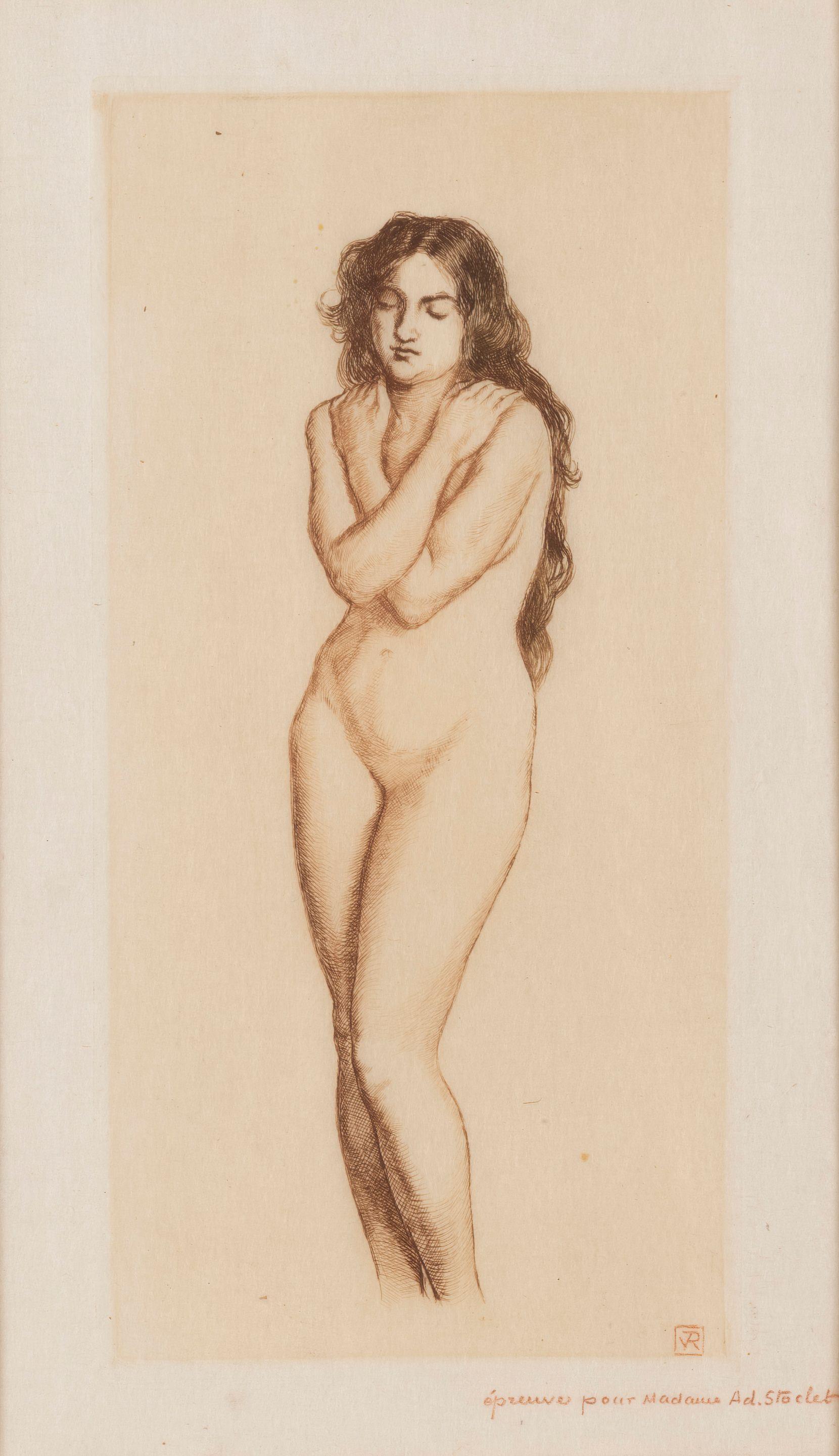 Theo van Rysselberghe - Nu debout, baigneuse